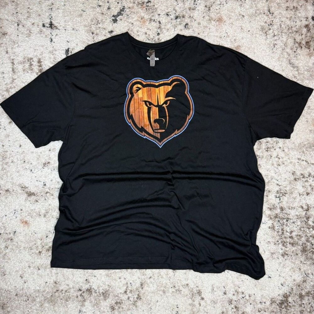 NBA Memphis Grizzlies Fanatics 3XL Wood-Grain Logo Tee